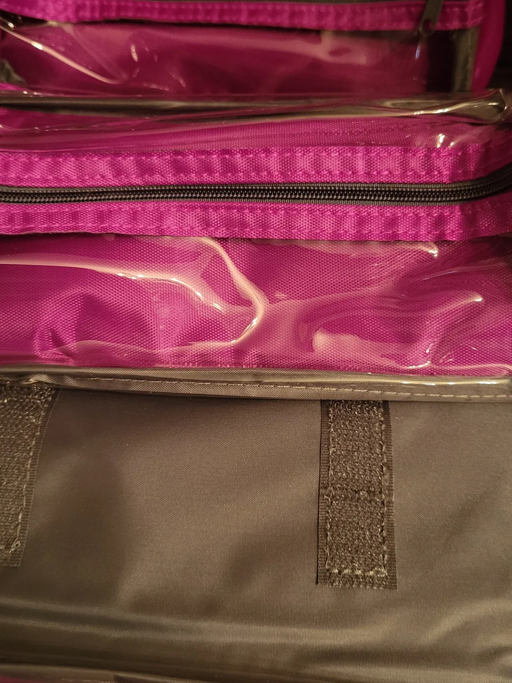 JM New York Fuchsia Foldable Hanging Travel Organizer